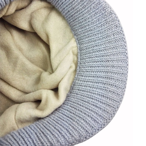 Women Wool Slouchy Beret Hat - Picture 4 of 4